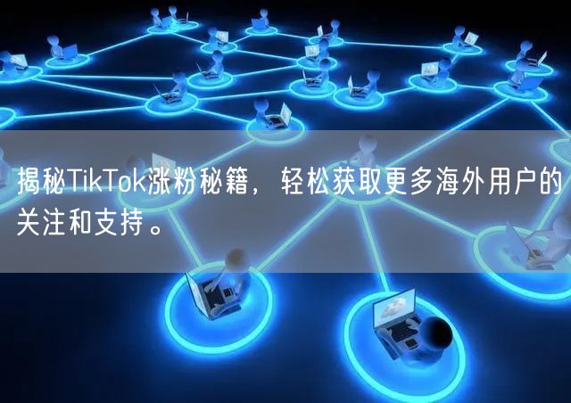 揭秘TikTok涨粉秘籍，轻松获取更多海外用户的关注和支持。
