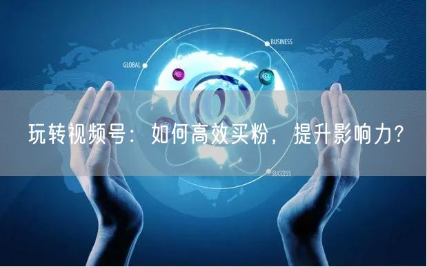玩转视频号：如何高效买粉，提升影响力？