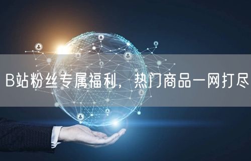 B站粉丝专属福利，热门商品一网打尽