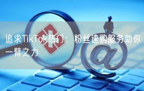 追求TikTok热门：粉丝速购服务助你一臂之力