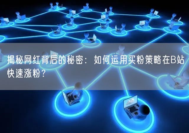 揭秘网红背后的秘密：如何运用买粉策略在B站快速涨粉？
