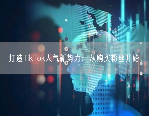 打造TikTok人气新势力：从购买粉丝开始！