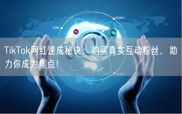 TikTok网红速成秘诀：购买真实互动粉丝，助力你成为焦点！