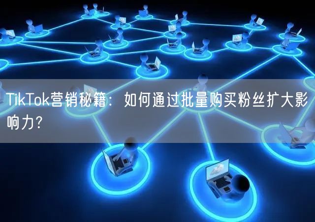 TikTok营销秘籍：如何通过批量购买粉丝扩大影响力？