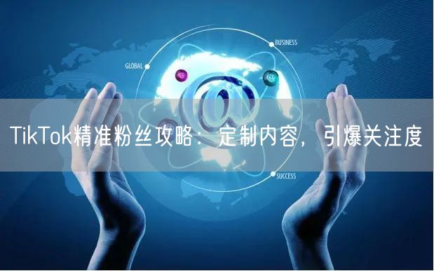 TikTok精准粉丝攻略：定制内容，引爆关注度