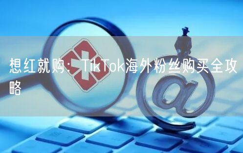 想红就购：TikTok海外粉丝购买全攻略