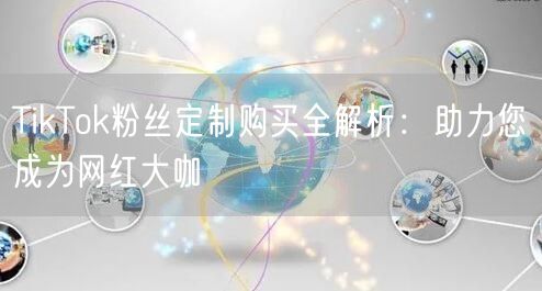 TikTok粉丝定制购买全解析：助力您成为网红大咖