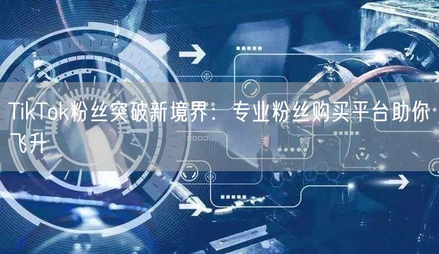 TikTok粉丝突破新境界：专业粉丝购买平台助你飞升
