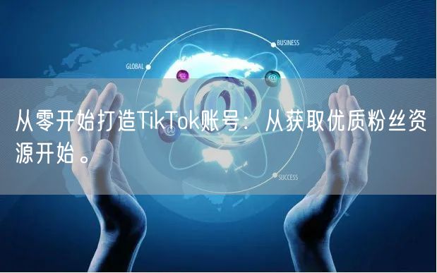 从零开始打造TikTok账号：从获取优质粉丝资源开始。