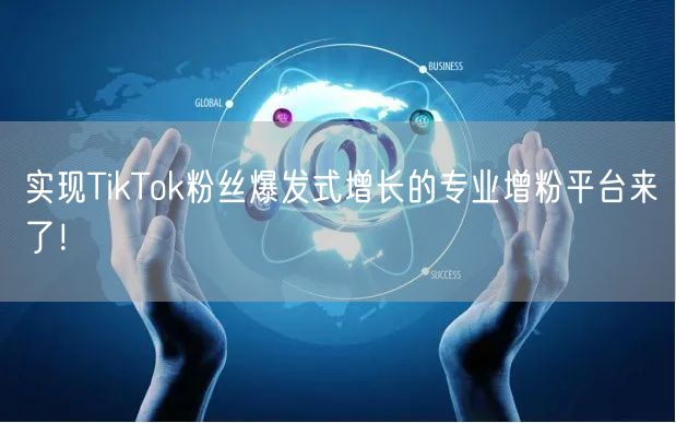 实现TikTok粉丝爆发式增长的专业增粉平台来了！