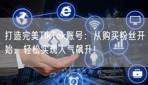 打造完美TikTok账号：从购买粉丝开始，轻松实现人气飙升！