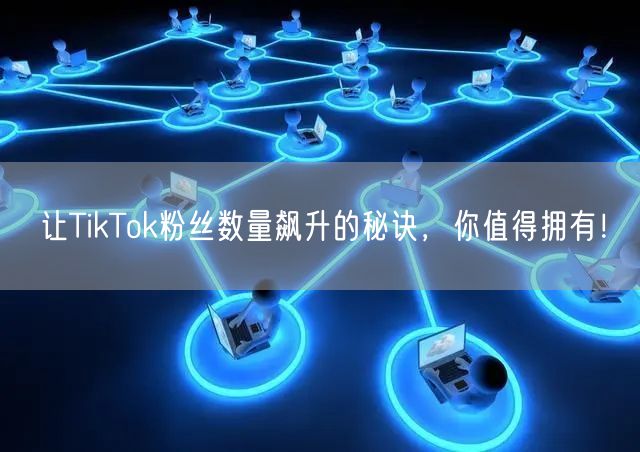让TikTok粉丝数量飙升的秘诀，你值得拥有！