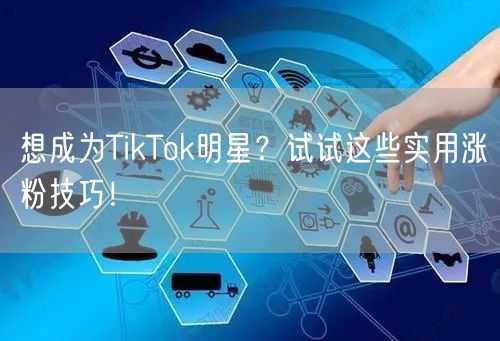 想成为TikTok明星？试试这些实用涨粉技巧！