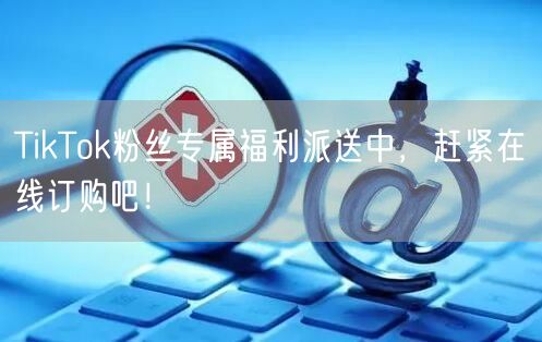 TikTok粉丝专属福利派送中，赶紧在线订购吧！