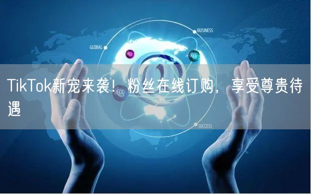 TikTok新宠来袭！粉丝在线订购，享受尊贵待遇