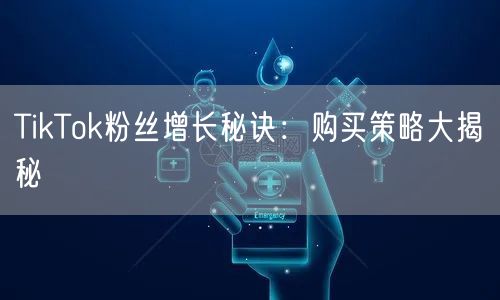 TikTok粉丝增长秘诀：购买策略大揭秘