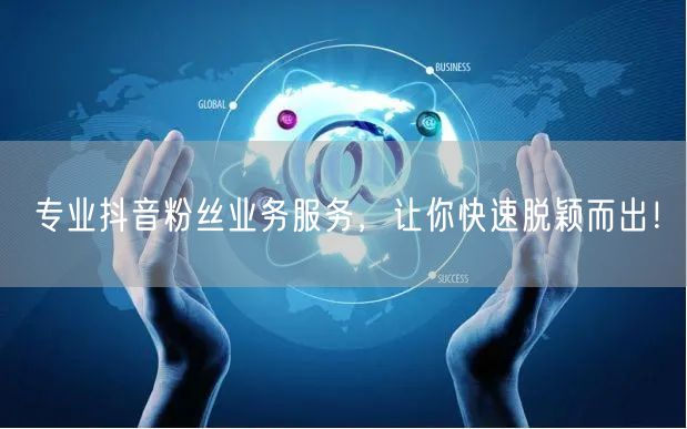 专业抖音粉丝业务服务，让你快速脱颖而出！
