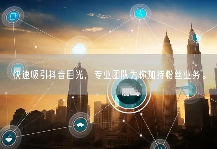 快速吸引抖音目光，专业团队为你加持粉丝业务。