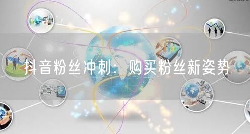 抖音粉丝冲刺：购买粉丝新姿势