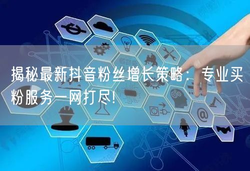揭秘最新抖音粉丝增长策略：专业买粉服务一网打尽!