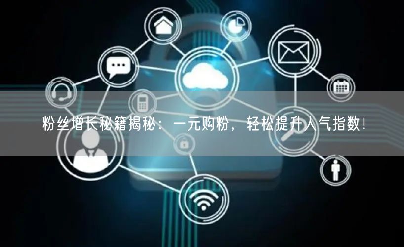 粉丝增长秘籍揭秘：一元购粉，轻松提升人气指数！
