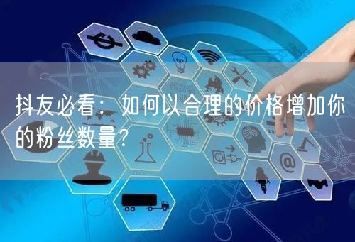 抖友必看：如何以合理的价格增加你的粉丝数量？