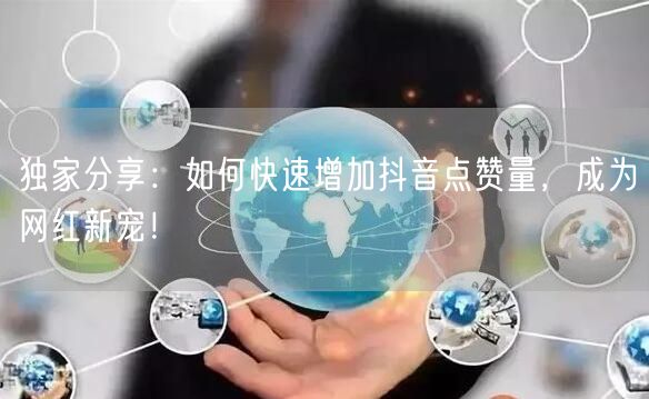 独家分享：如何快速增加抖音点赞量，成为网红新宠！