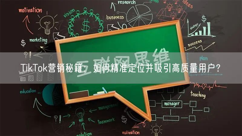 TikTok营销秘籍：如何精准定位并吸引高质量用户？