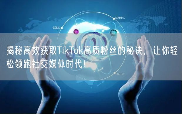 揭秘高效获取TikTok高质粉丝的秘诀，让你轻松领跑社交媒体时代！