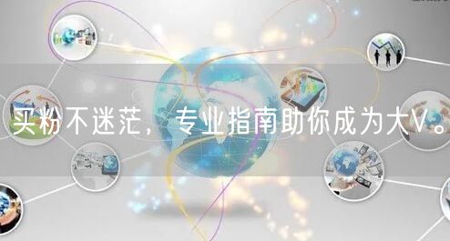 买粉不迷茫，专业指南助你成为大V。