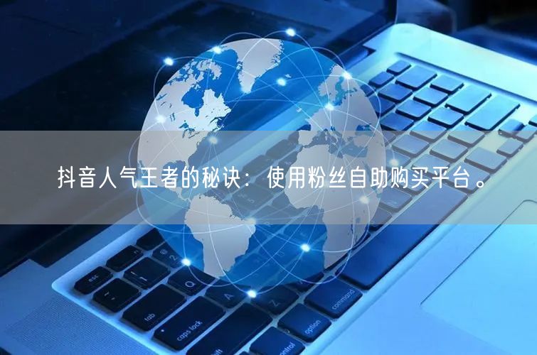 抖音人气王者的秘诀：使用粉丝自助购买平台。