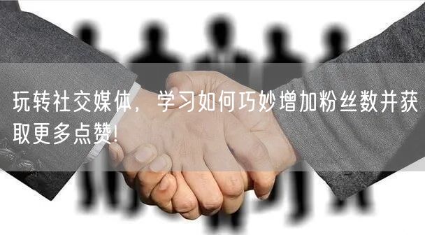 玩转社交媒体，学习如何巧妙增加粉丝数并获取更多点赞!