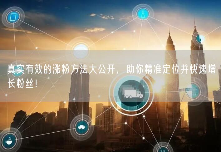 真实有效的涨粉方法大公开，助你精准定位并快速增长粉丝！