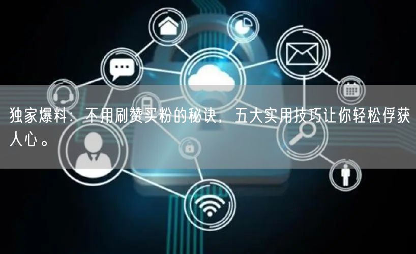 独家爆料：不用刷赞买粉的秘诀，五大实用技巧让你轻松俘获人心。