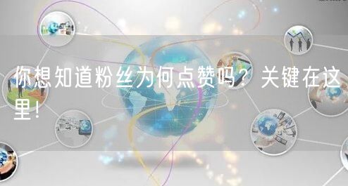你想知道粉丝为何点赞吗？关键在这里！