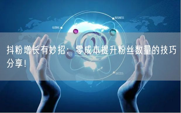 抖粉增长有妙招：零成本提升粉丝数量的技巧分享！
