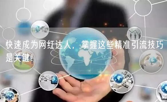 快速成为网红达人，掌握这些精准引流技巧是关键！