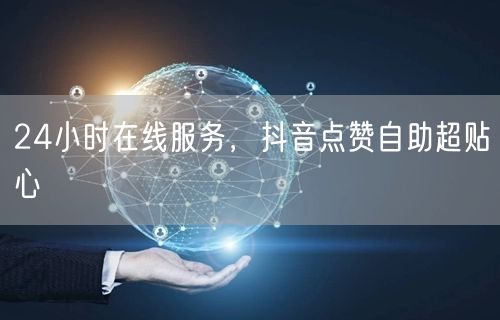 24小时在线服务，抖音点赞自助超贴心