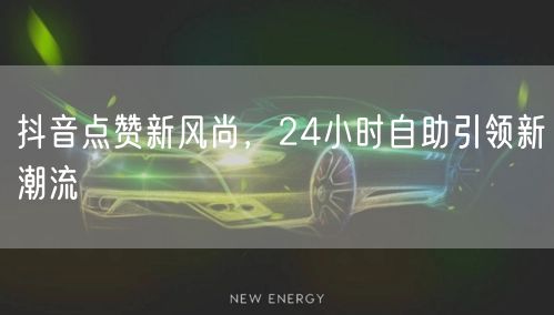抖音点赞新风尚，24小时自助引领新潮流