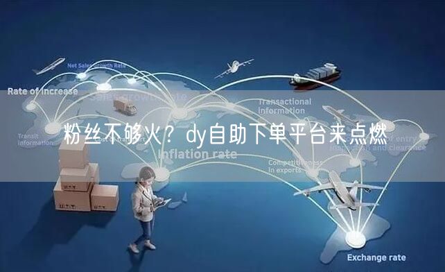 粉丝不够火？dy自助下单平台来点燃