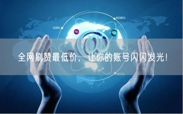 全网刷赞最低价，让你的账号闪闪发光！