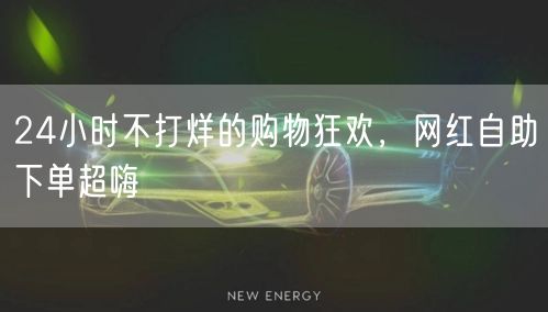 24小时不打烊的购物狂欢，网红自助下单超嗨